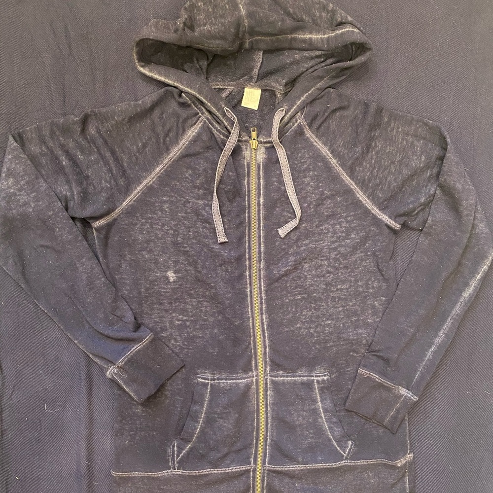 distressed hoodie